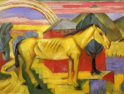 Long Yellow Horse Franz Marc